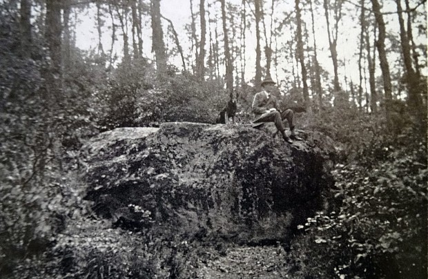 "Płaski Kamień", l. 30. XX w. (zdjęcie ze strony www.reiseleiter-leba.eu)