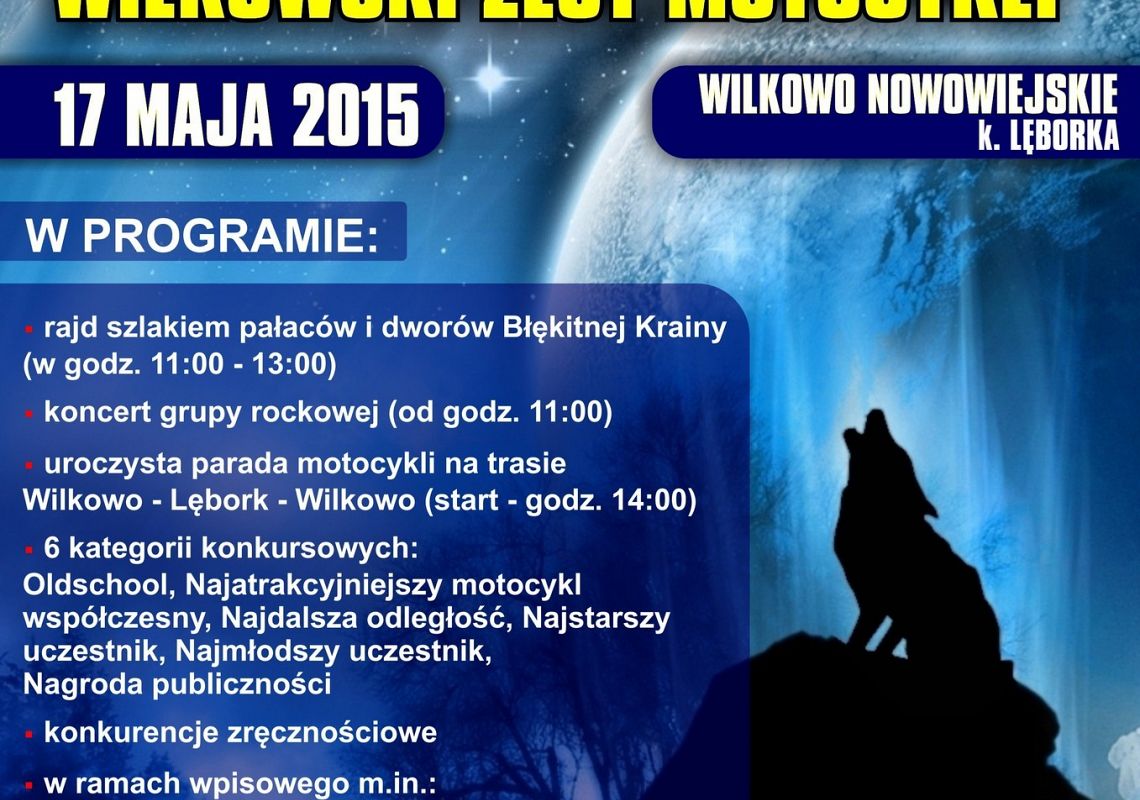 Grafika 1: Międzynarodowy zlot motocykli w Wilkowie!