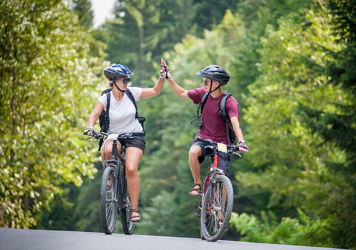 Grafika 1: Propozycje tras rowerowych przygotowane przez Stowarzyszenie Rowerowe „Lew” Lębork