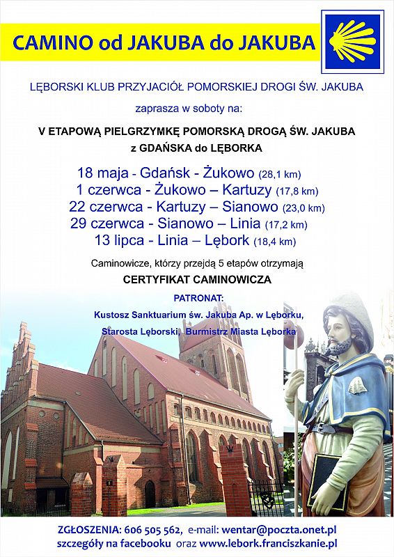 Grafika 1: Pielgrzymka Pomorską Drogą św. Jakuba