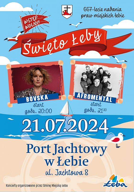 Grafika 1: Święto Łeby - koncerty gwiazd