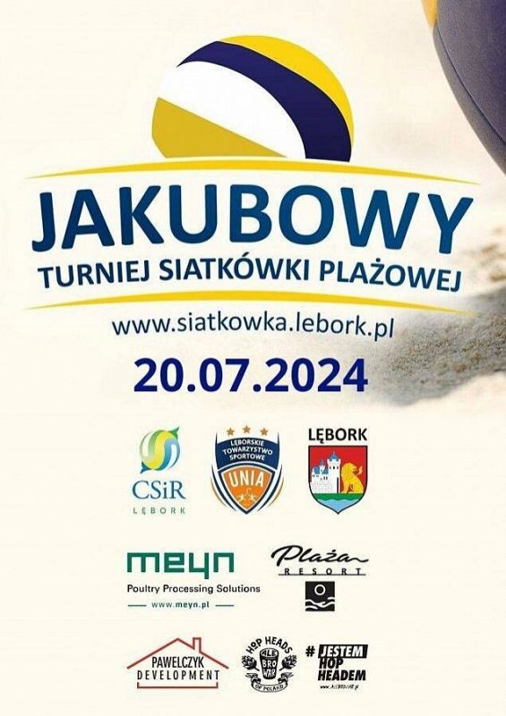 Grafika 1: XVI Jakubowy Turniej Siatkówki Plażowej