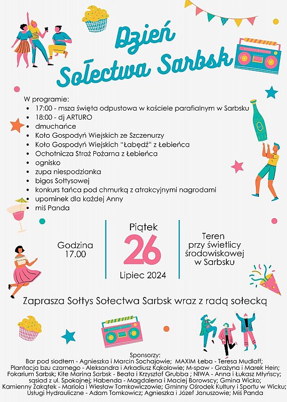 Grafika 1: Dzień Sołectwa Sarbsk