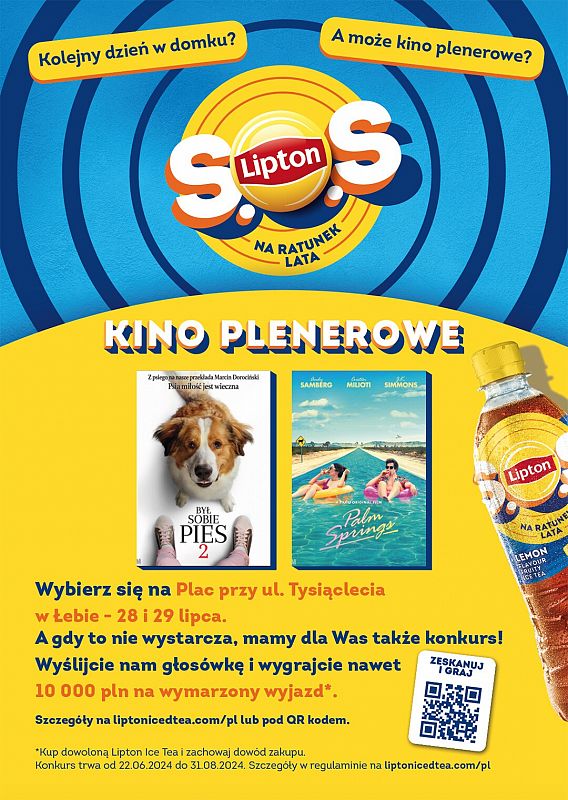Grafika 1: Kino plenerowe w Łebie