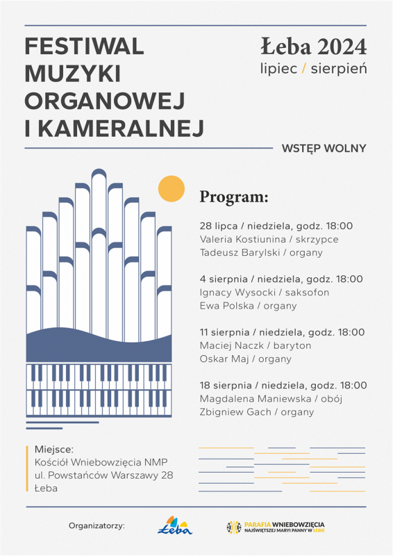Grafika 1: Festiwal Muzyki Organowej i Kameralnej