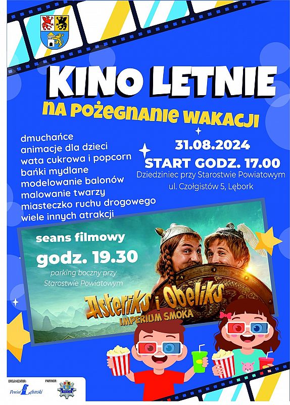Grafika 1: Kino letnie na pożegnanie wakacji