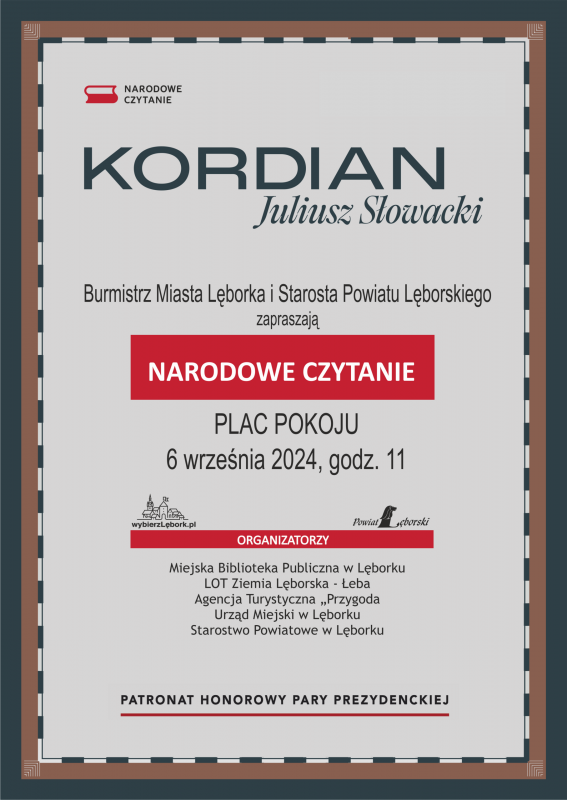 Grafika 1: Narodowe Czytanie w Lęborku
