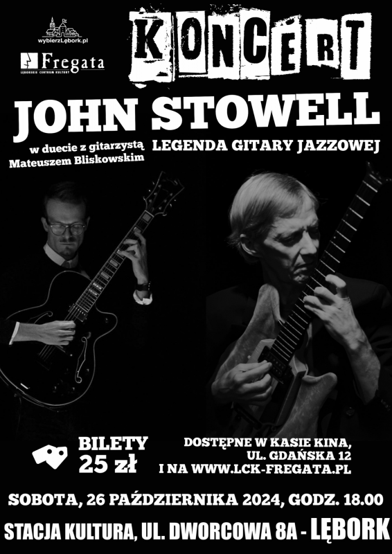Grafika 1: Amerykański gitarzysta jazzowy w Stacji Kultura