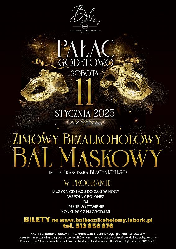 Grafika 1: 28. Zimowy Bezalkoholowy Bal Maskowy