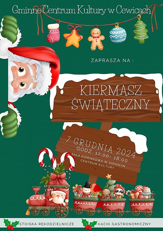 Grafika 1: Kiermasz Świąteczny w Cewicach