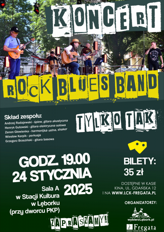 Grafika 1: Koncert Rock Blues Band TYLKO TAK
