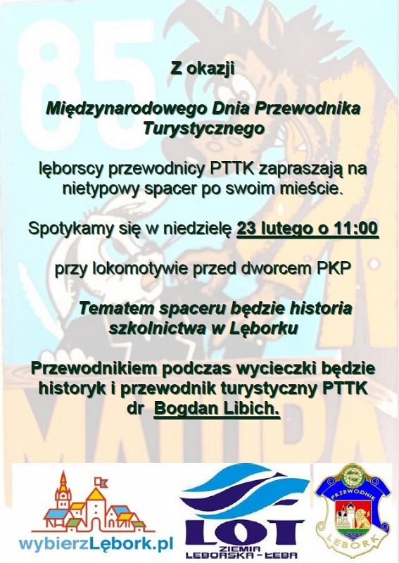 Grafika 1: Wędrówka w ramach obchodów Międzynarodowego Dnia Przewodnika Turystycznego