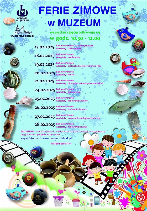 Grafika 1: Ferie w lęborskim muzeum