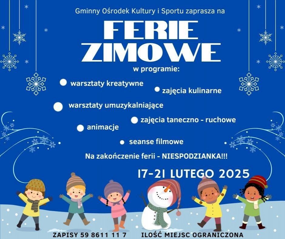 Grafika 1: Ferie w gminie Wicko