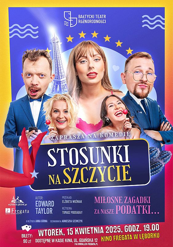 Grafika 1: Spektakl teatralny "Stosunki na szczycie"