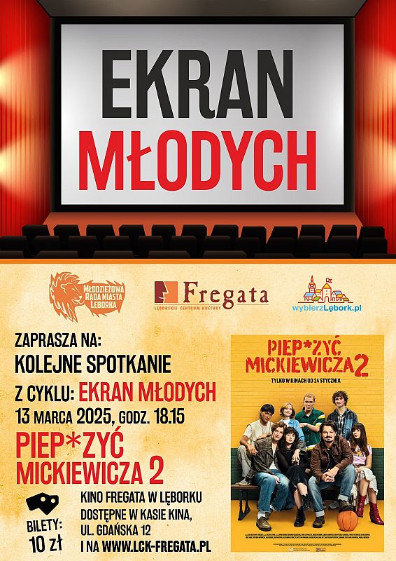 Grafika 1: Seans filmu w ramach cyklu "Ekran młodych"