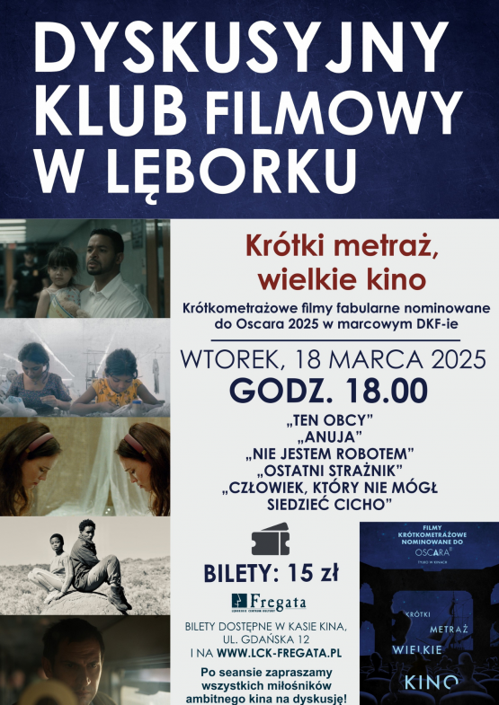 Grafika 1: Krótkometrażowe filmy nominowane do Oscara w DKF-ie