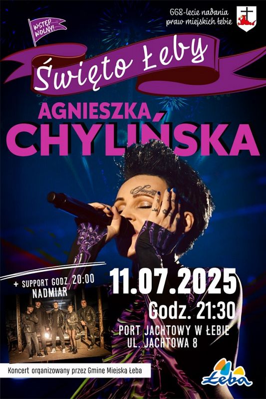 Grafika 1: Święto Łeby - Koncert Agnieszki Chylińskiej