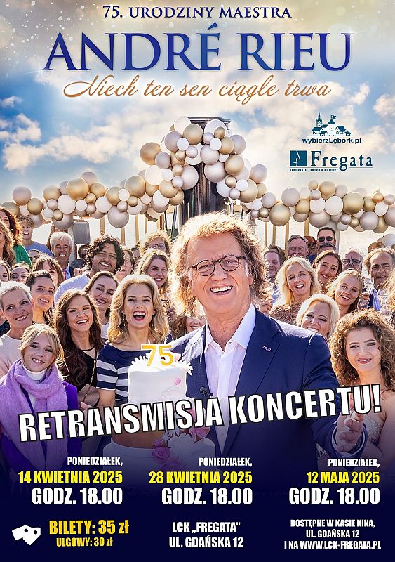 Grafika 1: Jubileuszowy koncert André Rieu we "Fregacie"