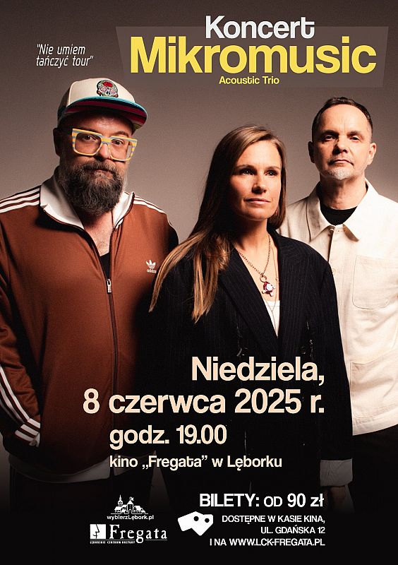 Grafika 1: Koncert zespołu Mikromusic w kinie "Fregata"