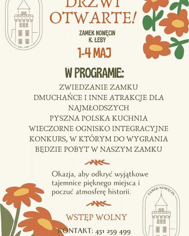 Grafika 1: Drzwi Otwarte w Zamku Nowęcin