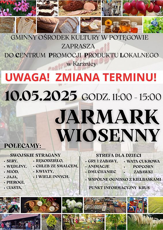 Grafika 1: Jarmark Wiosenny w Centrum Promocji Produktu Lokalnego w Karżnicy