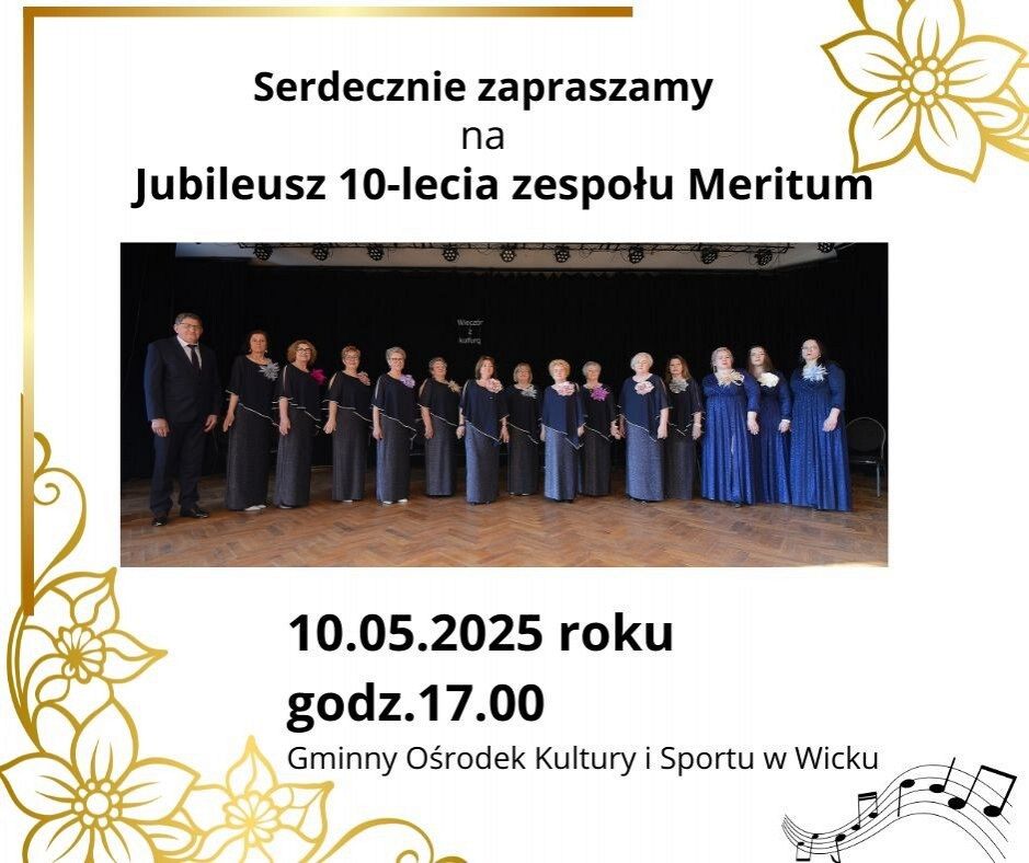 Grafika 1: Jubileusz 10-lecia zespołu Meritum w Wicku