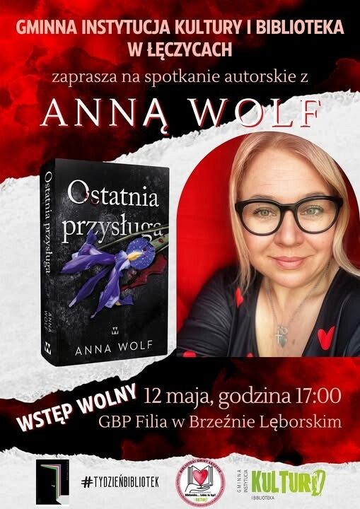 Grafika 1: Spotkanie autorskie z Anną Wolf