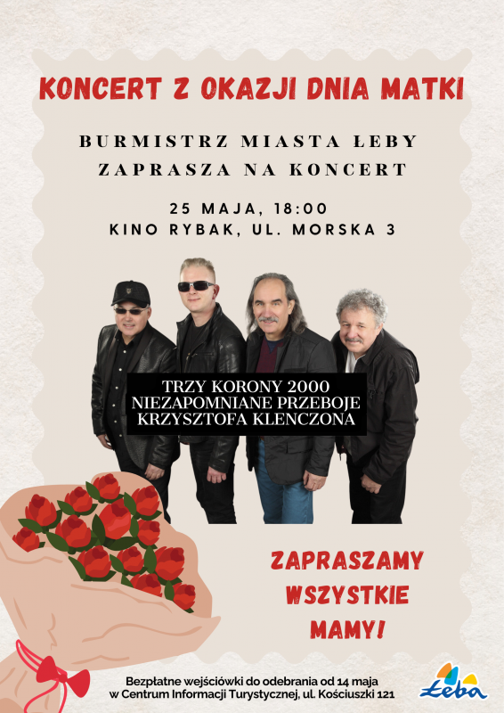 Grafika 1: Koncert z okazji Dnia Matki w Łebie