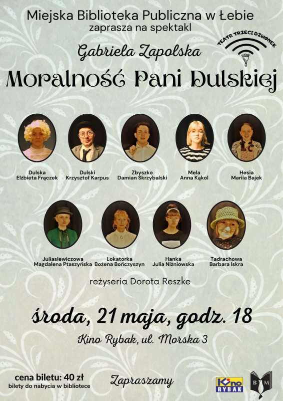 Grafika 1: Spektakl ,,Moralność Pani Dulskiej”