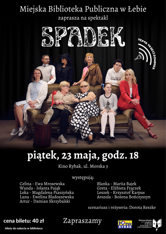 Grafika 1: Spektakl "Spadek"