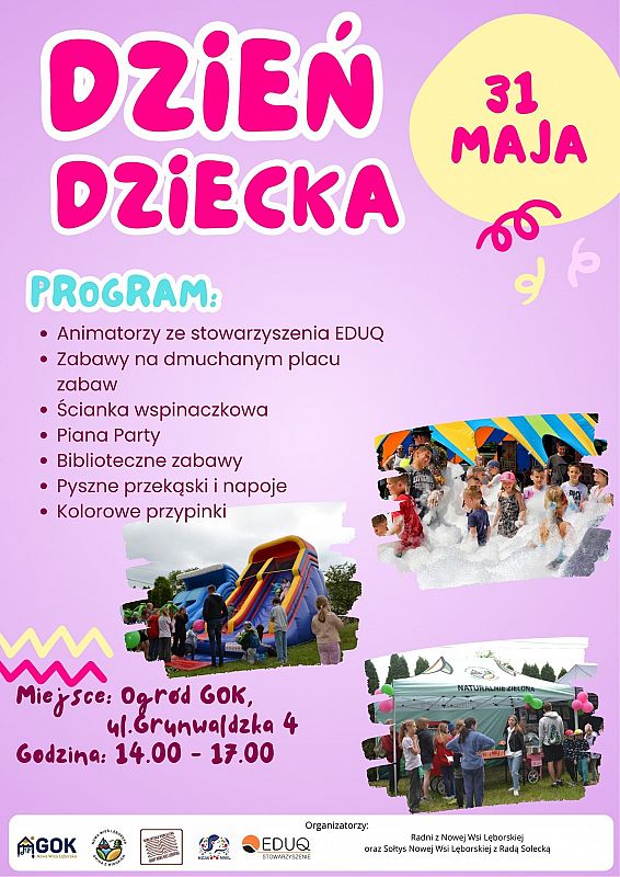 Grafika 1: Dzień Dziecka w Nowej Wsi Lęborskiej