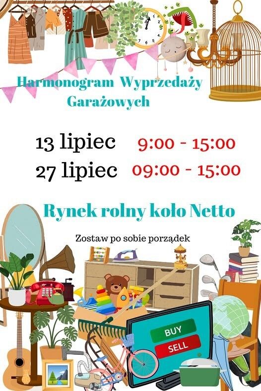 Grafika 1: Wyprzedaż garażowa