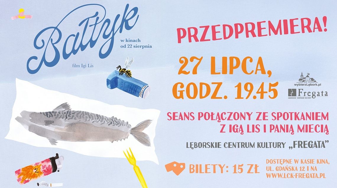 Grafika 1: Film "Bałtyk" - przedpremierowy pokaz w Lęborku