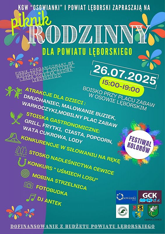 Grafika 1: Piknik Rodzinny dla Powiatu Lęborskiego