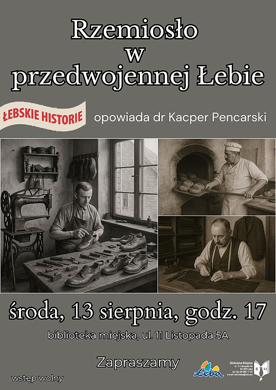 Grafika 1: Rzemiosło w przedwojennej Łebie