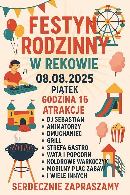 Grafika 1: Festyn rodzinny w Rekowie
