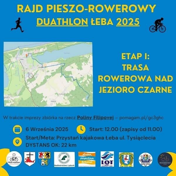 Grafika 1: Rajd Pieszo-rowerowy Duathlon