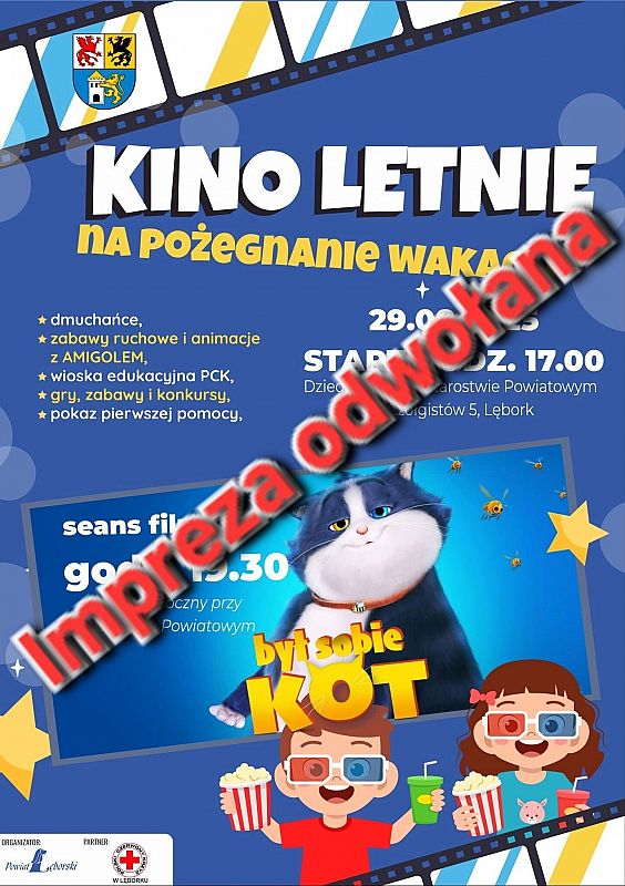 Grafika 1: Kino Letnie Na Pożegnanie Wakacji