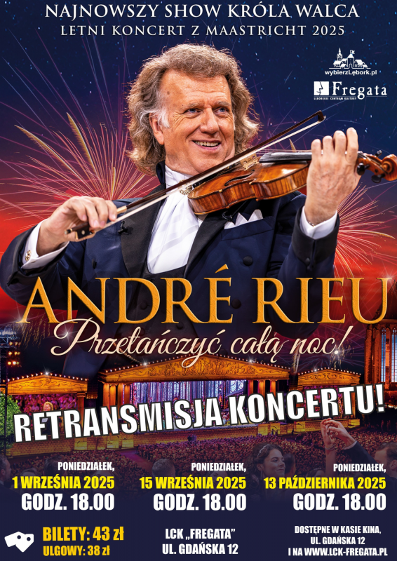 Grafika 1: Koncert "André Rieu. Przetańczyć całą noc!" we "Fregacie"