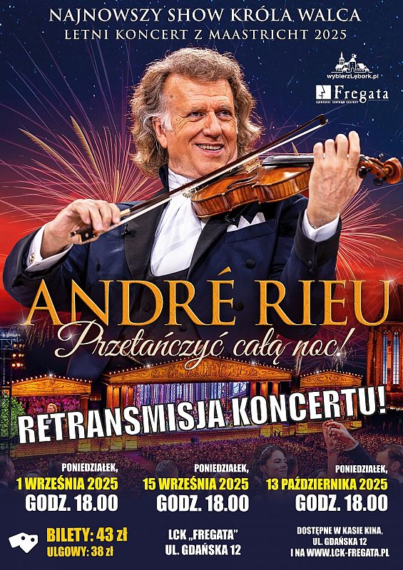 Grafika 1: Koncert "André Rieu. Przetańczyć całą noc!" we "Fregacie"