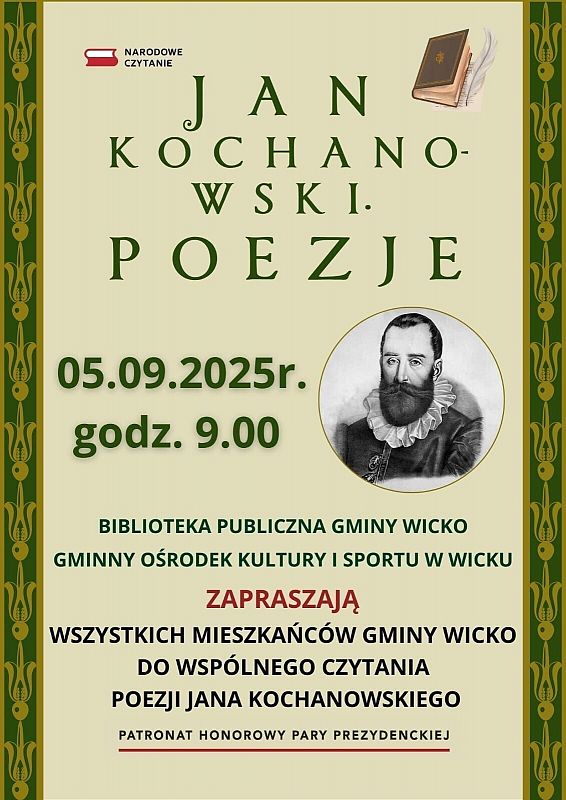 Grafika 1: Narodowe Czytanie w gminie Wicko