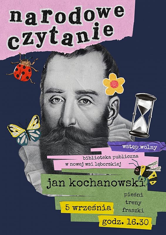 Grafika 1: Narodowe Czytanie w gminie Nowa Wieś Lęborska