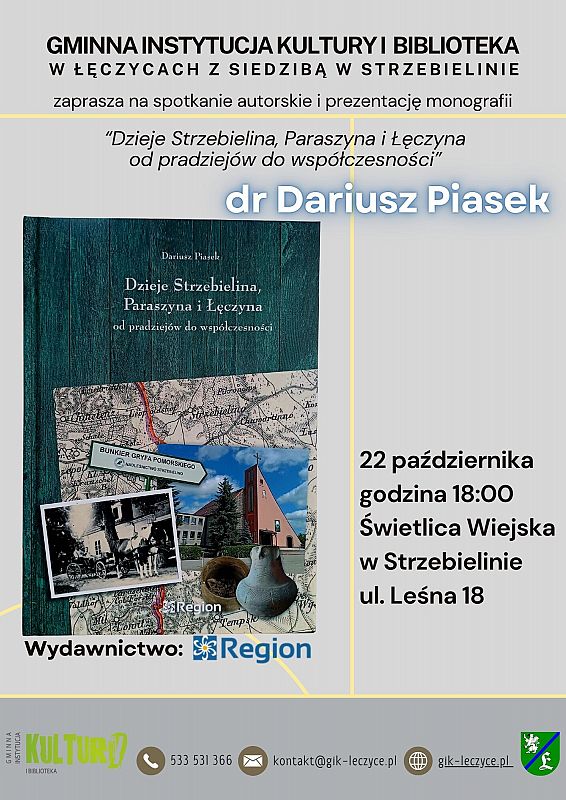 Grafika 1: Spotkanie autorskie z dr. Dariuszem Piaskiem