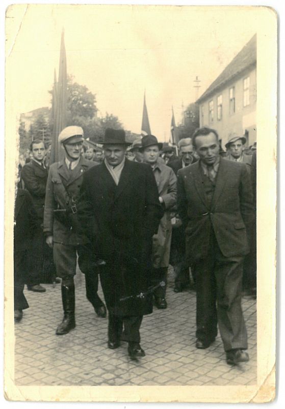 Grafika 1: Wykład dr. Bogdana Libicha o Janie Piotrowskim – pierwszym powojennym staroście lęborskim