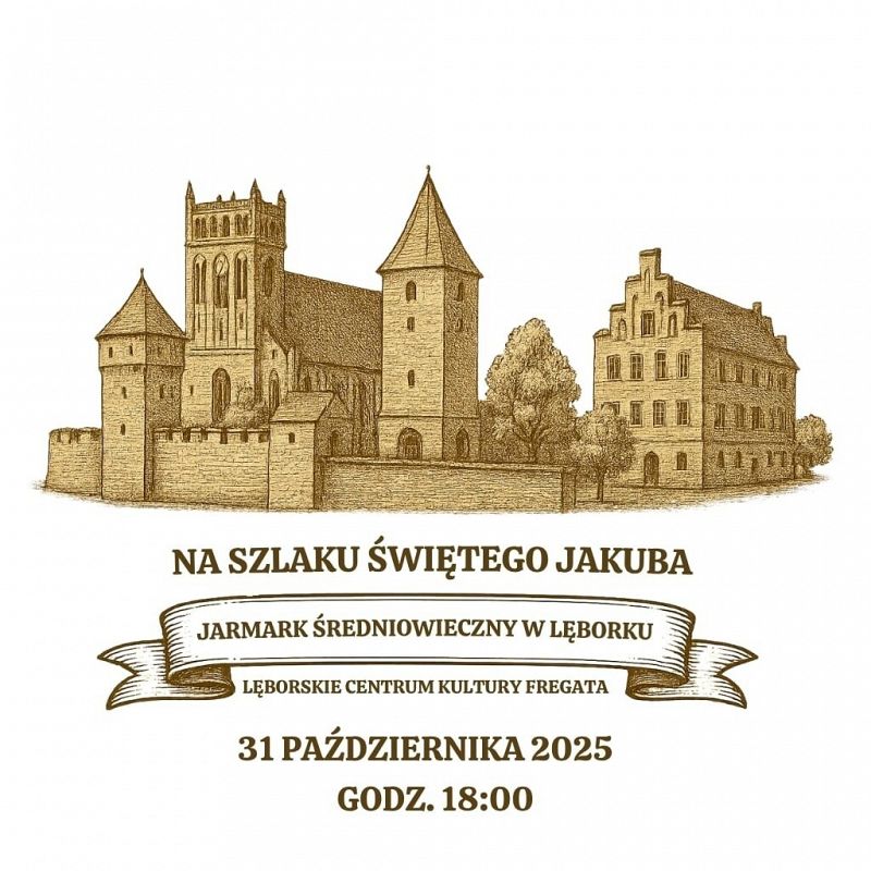 Grafika 1: Premiera filmu "Na szlaku Świętego Jakuba - jarmark średniowieczny w Lęborku"