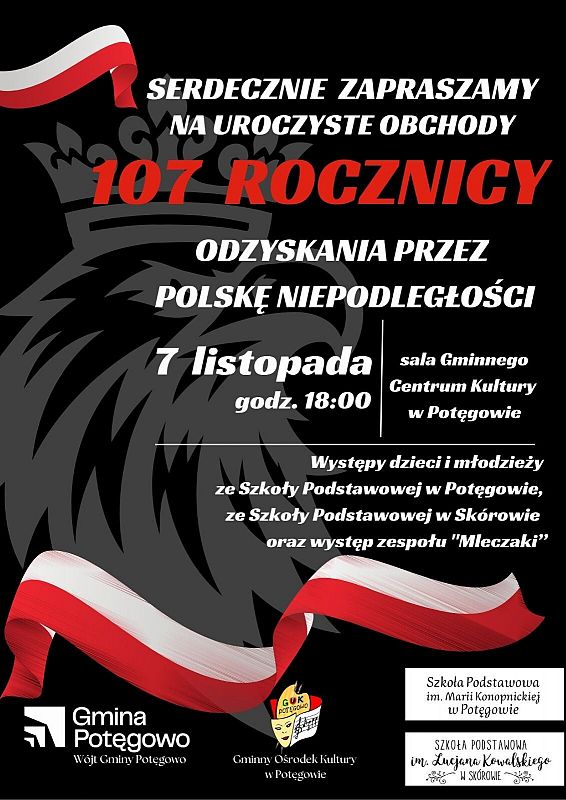 Grafika 1: Uroczystość patriotyczna w Potęgowie