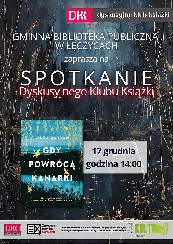Grafika 1: Spotkanie Dyskusyjnego Klubu Książki w Łęczycach