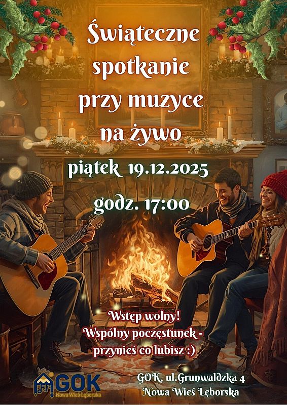 Grafika 1: Świąteczne spotkanie z muzyką na żywo