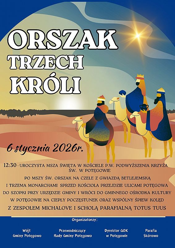 Grafika 1: Orszak Trzech Króli w gminie Potęgowo